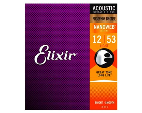 elixir 16052 strings phosphor bronze.